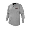 Radians Workwear VolCore LS Cotton Henley FR Shirt-GY-3X FRS-002G-3X